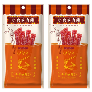 軒記台灣肉乾王小食候肉鋪蜜汁豬肉條 台灣傳統風味 獨立包裝方便攜帶, 48g, 2個