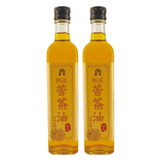 鑫隆 純正苦茶油，低溫冷壓，極品, 500ml, 2瓶