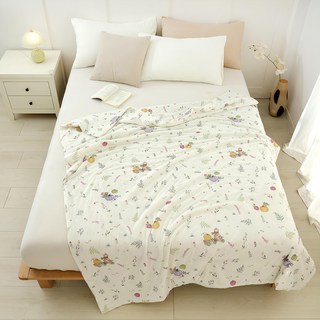LoveCity 寢城之戀 沁涼夏日 涼感紗冰冰被, 1件, 田園熊