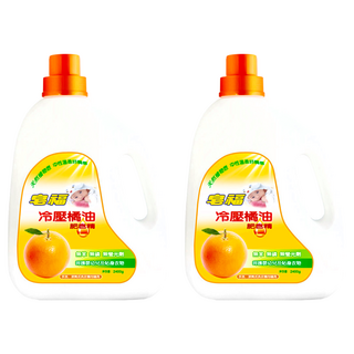 皂福 冷壓橘油肥皂精 天然加倍潔淨, 2.4kg, 2瓶