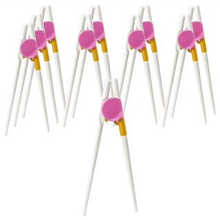 小麥購物 兒童智能學習筷 Y672 14g, 顏色隨機, 10雙