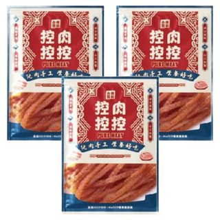 控肉控控 新鮮肉品、低卡低脂低膽固醇, 蜜汁雞腿肉條, 80g, 3包