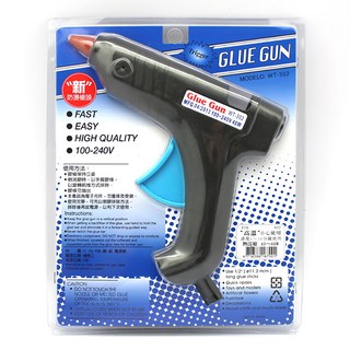 熱溶槍 WT302 顏色隨機,快速加熱,操作簡單,適用多種材料,輕巧便攜, 1個