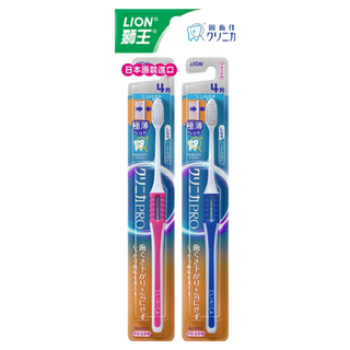 LION 獅王 固齒佳 台灣公司貨 喀喀減壓牙刷 小頭, 2支, 2包