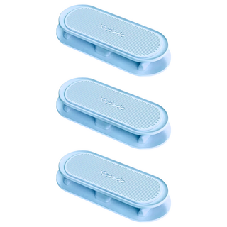 Mcdodo 麥多多 多功能集線器捲線器繞線器理線器 彩虹系列 7 x 3 x 1cm 8g, 藍色, 3個