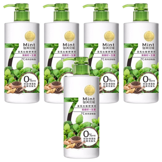 MEKELONG 金美克能 抗屑洗髮乳 控油配方 紫蘇籽 + 生薑 喜馬拉雅野薄荷 7°C的清涼, 750ml, 5件