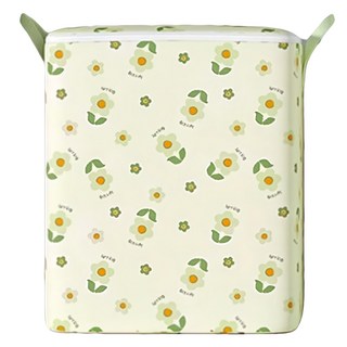 TAILI 太力 花朵巨無霸棉被衣物可折疊收納箱 米色 180L, 1個, 1入