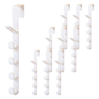 小麥購物 門後掛勾 Y134, 象牙白, 10個