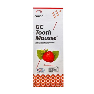 日本原裝 GC Tooth Mousse 而至牙齒乳膏40g-草莓(含氟), 40g, 1入