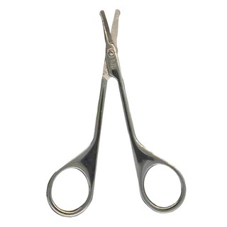 GREEN BELL 綠鐘 安全鼻毛剪刀 圓頭設計, 1個