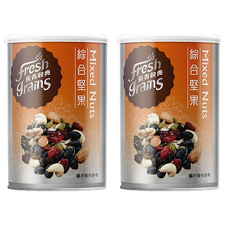 長青穀典 綜合堅果, 添加岩鹽提味, 多種果乾酸甜可口, 90g, 2罐