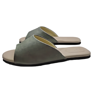 WUWU 森哲厚底乳膠皮拖鞋 C026, 灰色, 1雙