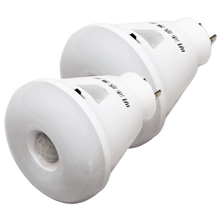 明沛 3W LED雙模式紅外線感應燈 插頭款 白光 MP5845-1, 2個