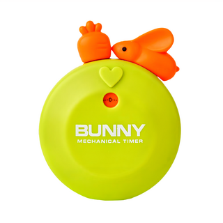 兒童自律學習計時器 兔子綠色 學習工具 時間管理 桌面擺件, 1個