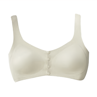 香草甜心 前開式涼感無痕親膚萊卡無鋼圈背心哺乳內衣 彈性佳 不變形 柔軟材質 輕鬆托提 無負擔 一片式萊卡 輕膚清爽