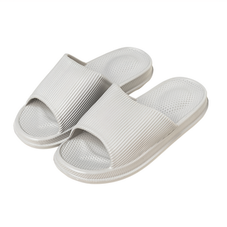 京太陽 時尚風室內EVA防滑按摩拖鞋, 42~43, 灰色