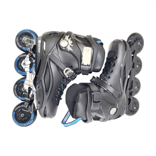 SUCCESS 成功 成人平花直排輪 附鞋袋, 39(23.5cm), 1雙, 藍色