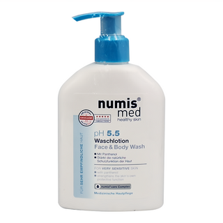 numis med 樂美思 pH5.5敏弱肌洗臉沐浴二合一潔膚露, 200ml, 1瓶