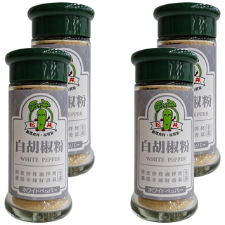 松井 白胡椒粉 台灣原產, 30g, 4瓶