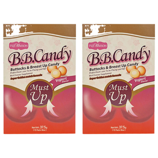 IvyMaison 艾葳 Must Up B.B. CANDY雙效自信豐盈糖 乳酸菌口味 女性配方, 37.5g, 2盒