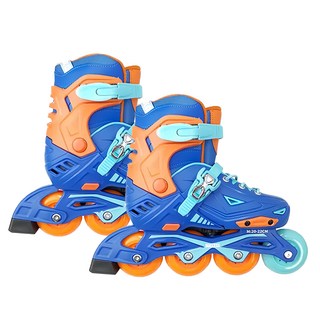 SUCCESS 成功 兒童2代初階教學直排輪 S0490, 藍色, S(18~20cm), 初學入門款, 1雙