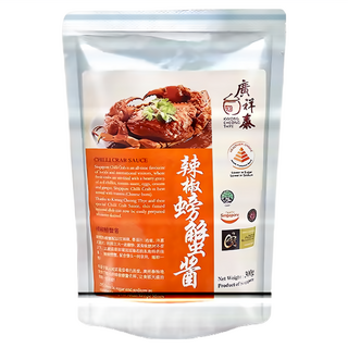 廣祥泰 辣椒螃蟹醬, 新加坡道地風味, 輕鬆烹飪星級料理, 300g, 1入