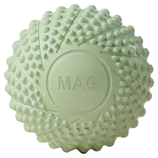 磁力筋膜球 筋膜按摩球 磁力運動球 筋膜放鬆 運動伸展 肌肉放鬆 按摩肌肉 刺蝟球, 草綠, 1個