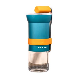 SUNORO 露營便攜手搖咖啡豆研磨機, 藍色, 245g, 1個