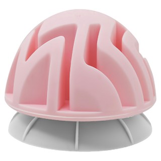 Haipis 吸附式按摩球 圓形 6.5cm x 4.5cm, 粉色, 1個