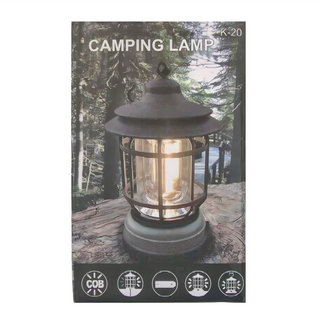 1993T 太陽能充電復古露營燈 功率20W, 顏色隨機, 1個