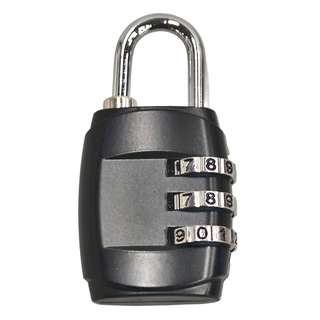 WIDE VIEW 行李箱三位密碼鎖 Set (800113)黑色, 1組