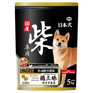 YEASTER 易思達 中高齡犬 赤帶乾飼料 日本犬柴專用, 雞肉, 5kg, 1袋