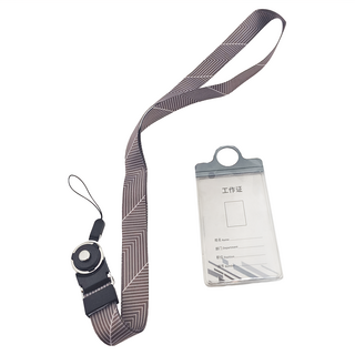 Viita 鋁合金防消磁工作證 透明掛牌可拆卡套組