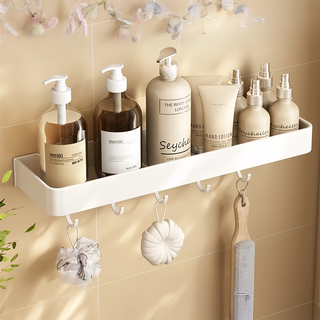 浴室置物架，白色, 60cm, 1組