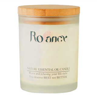 Rofancy 洛帆晞 手工香氛蠟燭 80g 100%天然大豆蠟 低溫蠟燭 護膚按摩油, 黑雪松, 1組