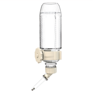 mini Animan 小動物專用飲水器組, 330ml大型容量, 透明瓶身, 適用倉鼠鸚鵡等小型動物, 可固定於籠子或柵欄上, 1組