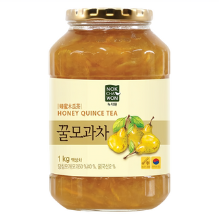 NOKCHAWON 綠茶園 蜂蜜風味溫桲茶果醬, 1kg, 1罐