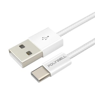 POLYWELL 安卓PD快充線 2M Type-A - C 3A 18W, PW15-W45-A173, 1條