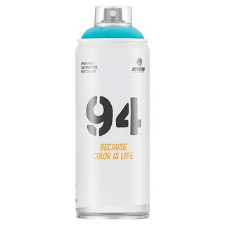 MTN 94噴漆 低氣味快乾 霧面效果, 綠松石, 400ml, 1入