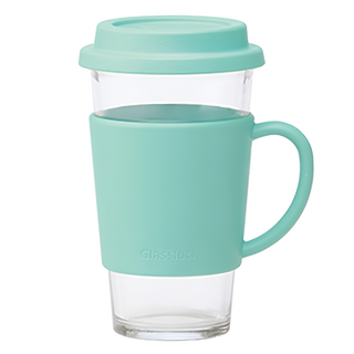 Glasslock 環保隨行杯, 水藍色, 500ml, 2個