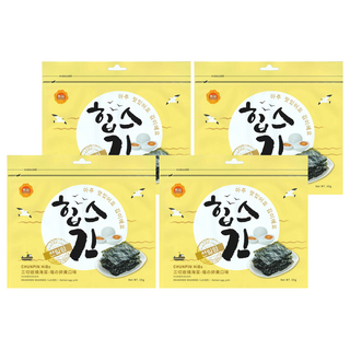 chun pin 雋品 HiBs 三切岩燒海苔 塩の卵黃口味, 30g, 4包
