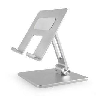 YUNMI 桌上型手機/筆電鋁合金摺疊支架, 1個, 銀色