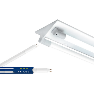 全電壓T5 LED燈管專用 2尺單管山形燈 59.5 x 11 x 6.5cm, 1個, LED-2143-T5