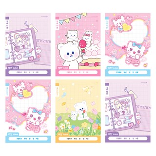 morning glory 小學1-2年級國語10格筆記本4款 + 隨機出貨2入組, 1組, B