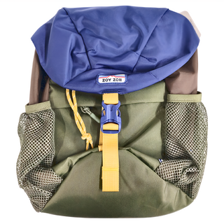zoyzoii 茁伊 自然奇遇系戶外兒童背包 B73 軟包 加寬肩帶 雙重透氣 防水 輕盈, 木野綠, 36 x 25 x 11cm