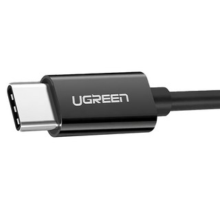 綠聯 Type-C-Mini USB傳輸線, 1m, 黑色, 1條