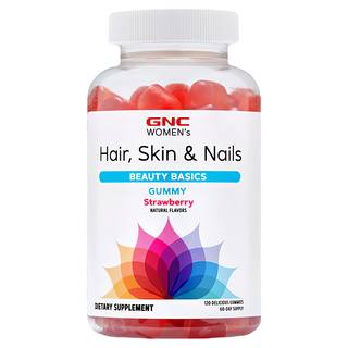 GNC 健安喜 Women's 美容基礎軟糖 草莓口味, 120顆, 380g, 1罐