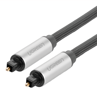 UGREEN 綠聯 S/PDIF 數位光纖線, 1m, 灰黑色, 1條