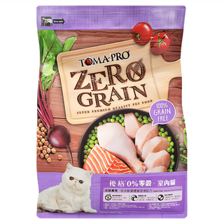 TOMA-PRO 優格成貓零穀配方乾飼料，富含蛋白質與蔬果，維持理想體型, 雞肉, 1.13kg, 1袋
