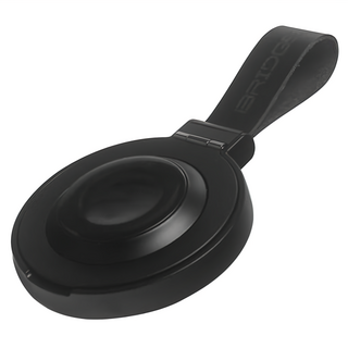 iBRIDGE 15W 磁吸指環支架兩用無線充電器, 支援MagSafe, Qi快充, iPhone&Apple Watch二合一, 黑色, 1個